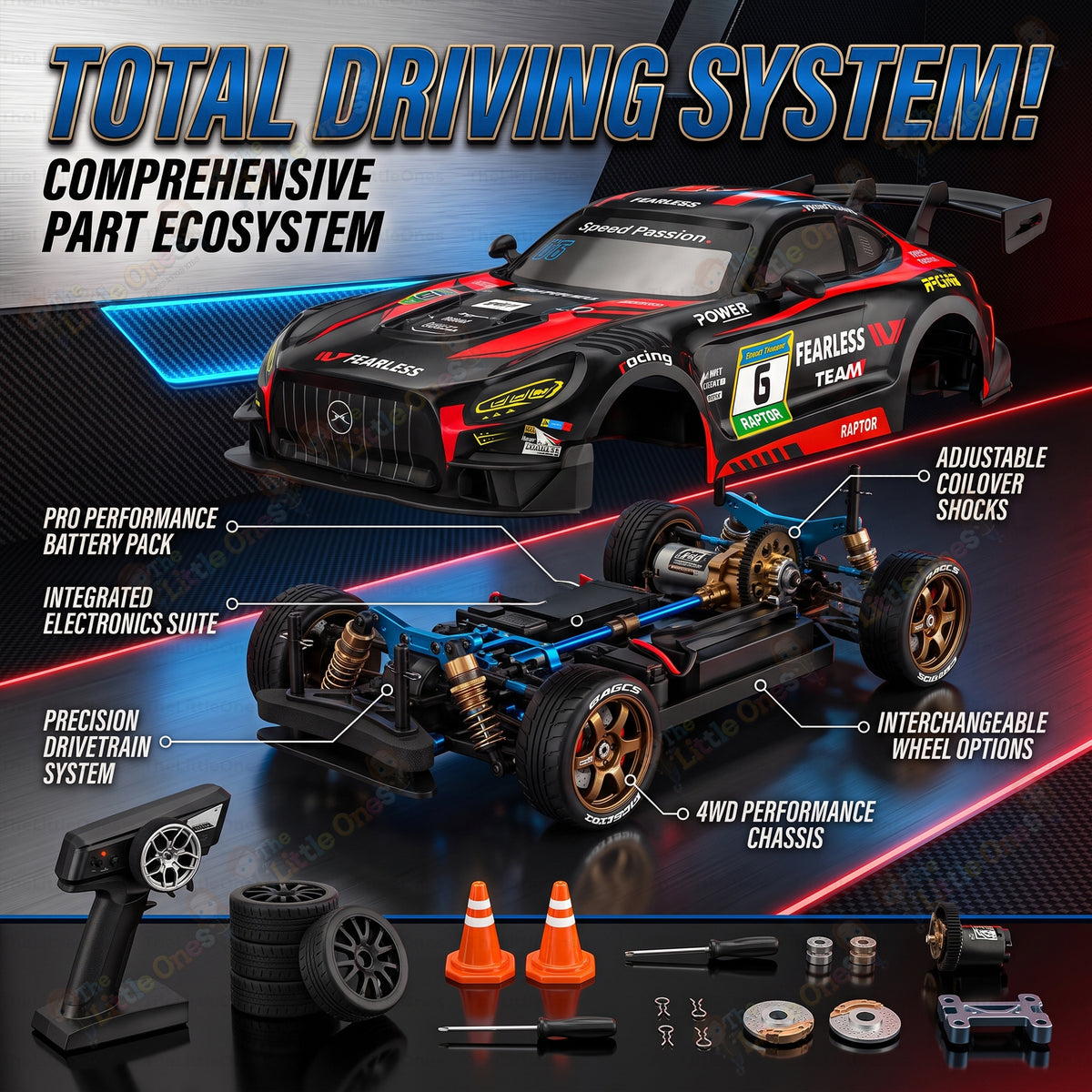 T.O.T 1:16 RC DRIFT CAR - POWER PRO