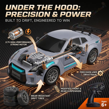 T.O.T 1:24 RC DRIFT CAR - SKYLINE DRIFT
