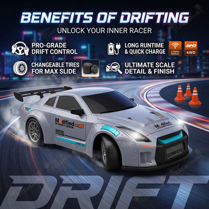 T.O.T 1:24 RC DRIFT CAR - SKYLINE DRIFT