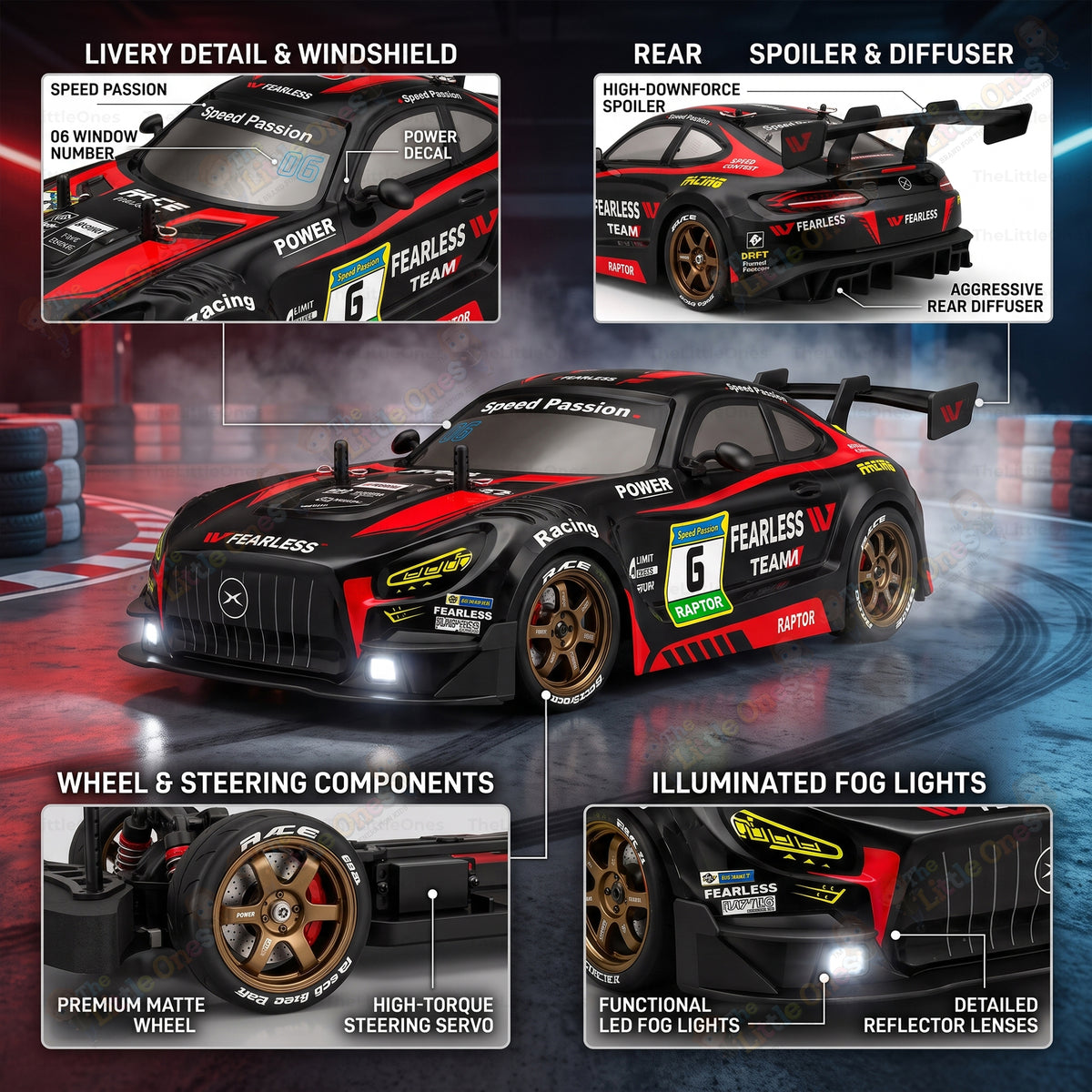 T.O.T 1:16 RC DRIFT CAR - POWER PRO