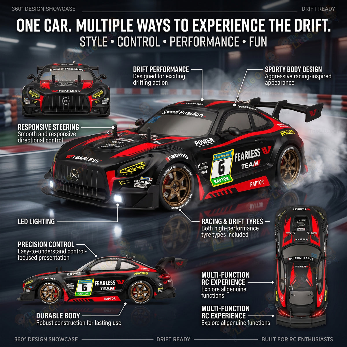 T.O.T 1:16 RC DRIFT CAR - POWER PRO
