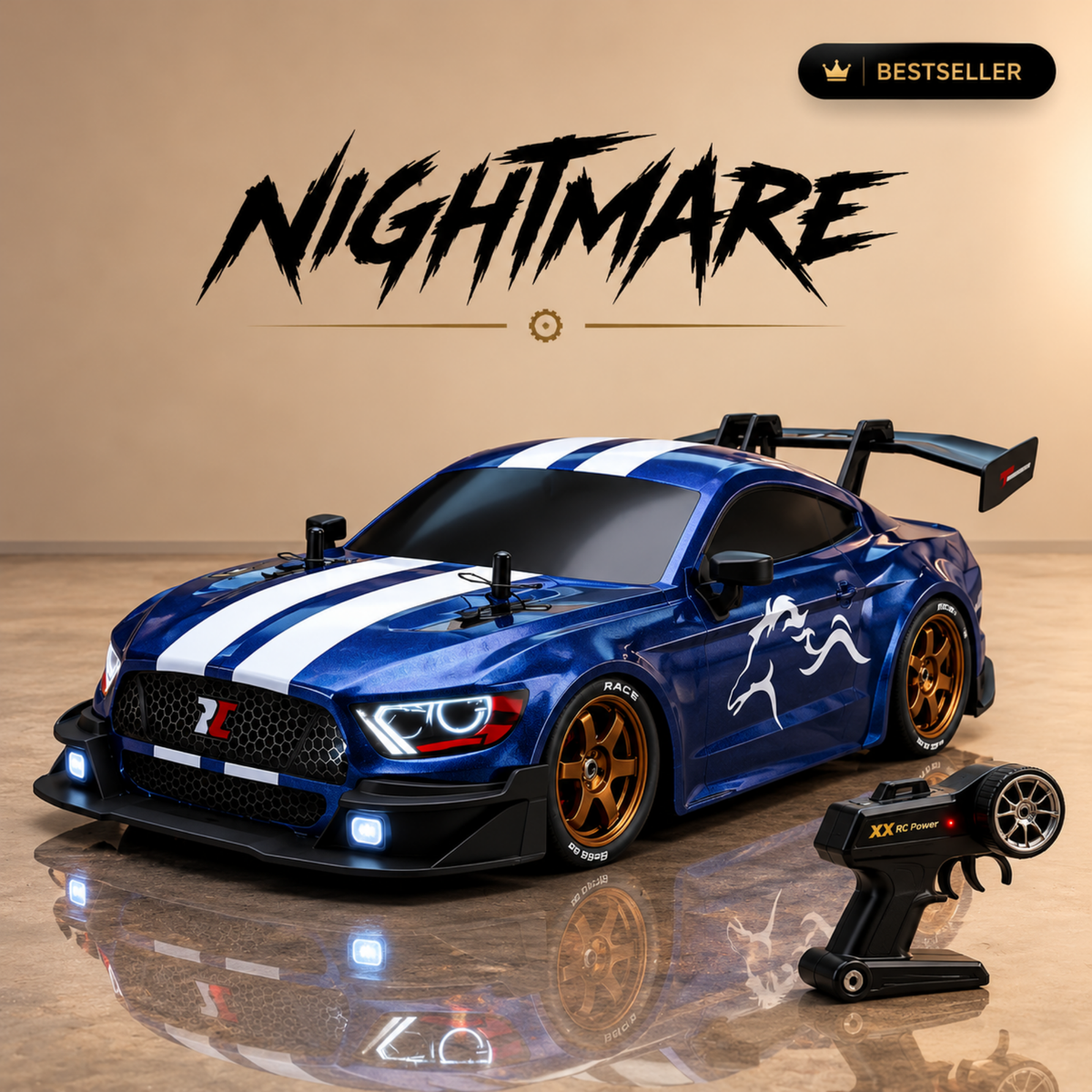T.O.T 1:16 RC DRIFT CAR - NIGHTMARE