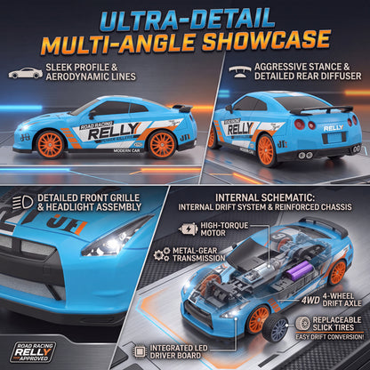 T.O.T 1:24 RC DRIFT CAR - DRIFTKING PRO