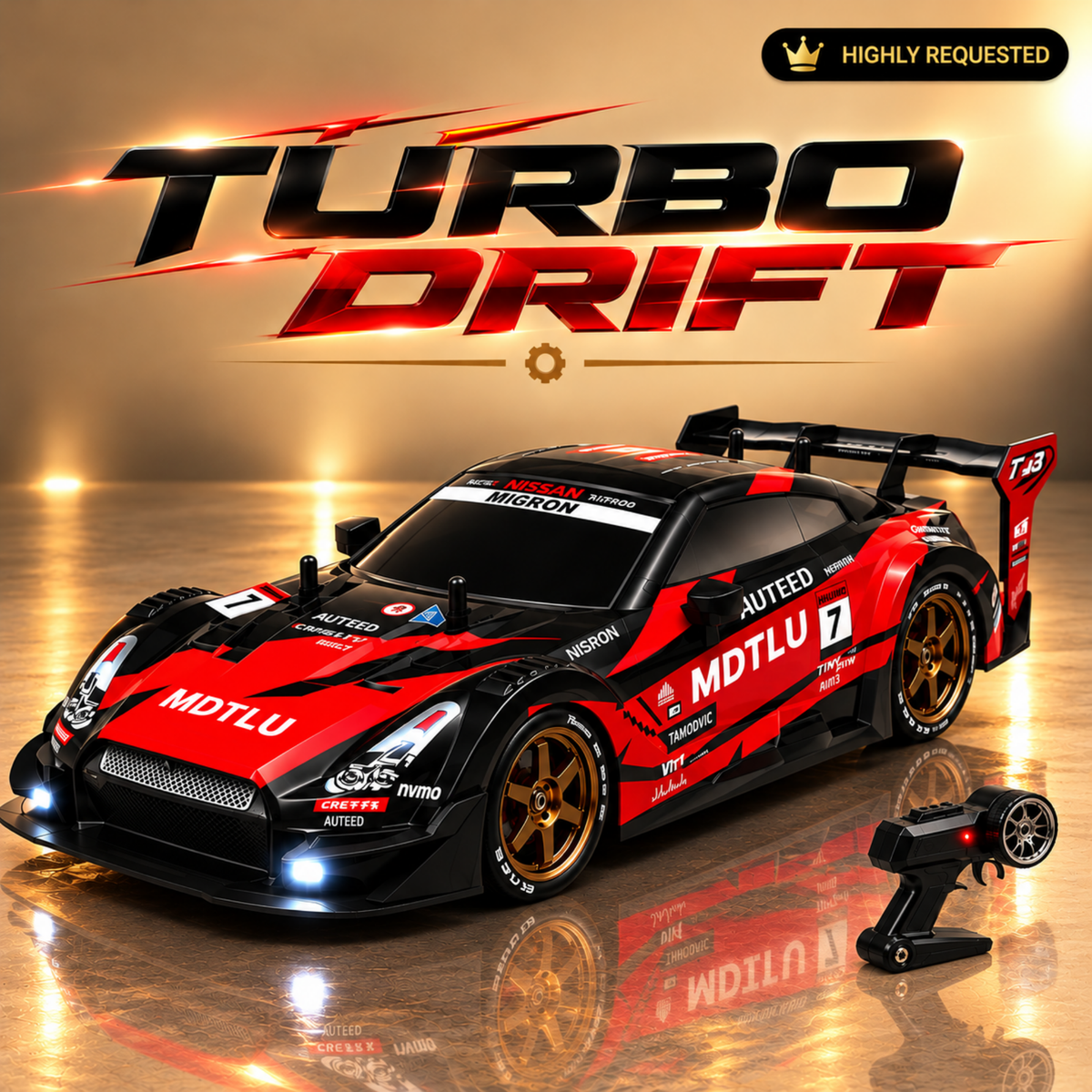 T.O.T 1:16 RC DRIFT CAR - TURBO DRIFT