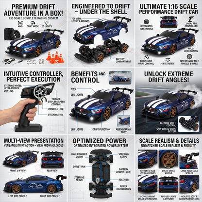 T.O.T 1:16 RC DRIFT CAR - NIGHTMARE