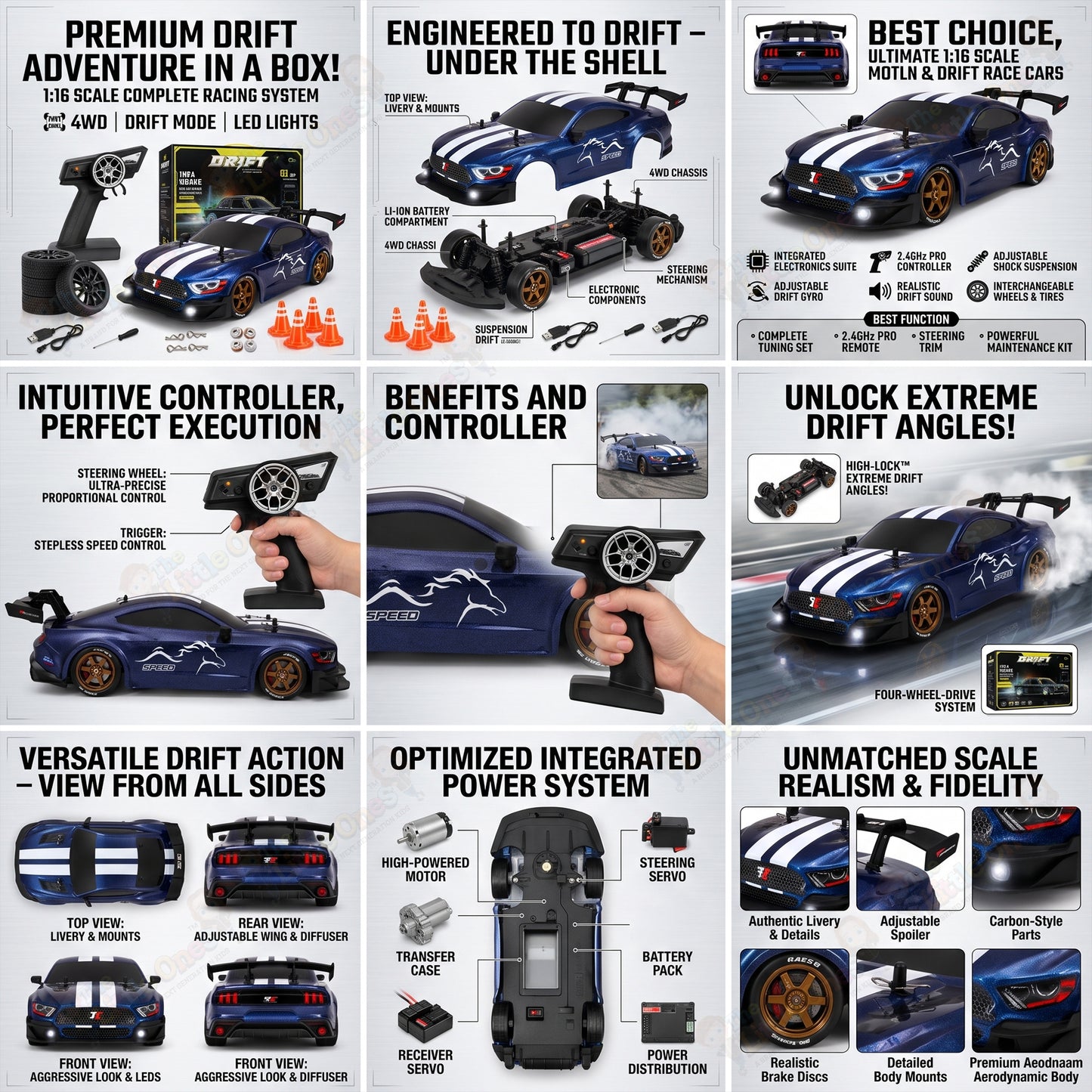 T.O.T 1:16 RC DRIFT CAR - NIGHTMARE