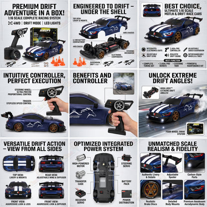 T.O.T 1:16 RC DRIFT CAR - NIGHTMARE