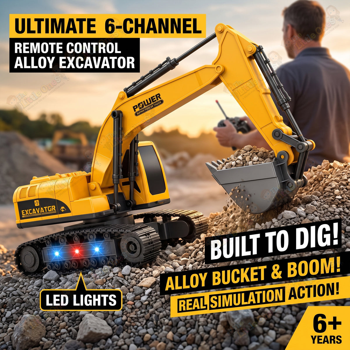 T.O.T 1:24 6 CHANNEL RC EXCAVATOR - DIGMASTER