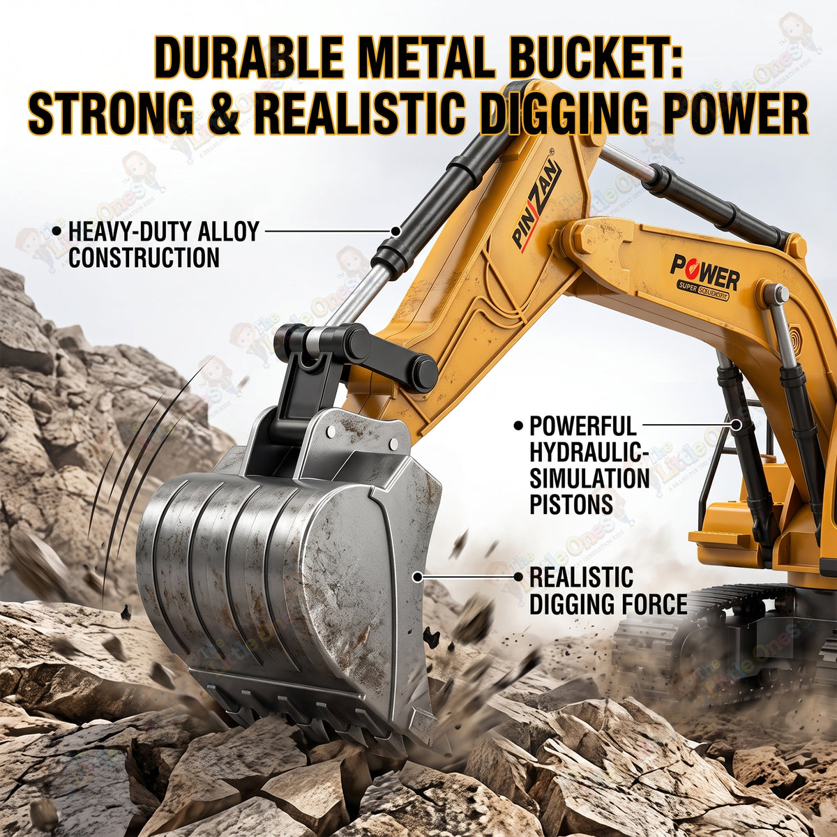 T.O.T 1:24 6 CHANNEL RC EXCAVATOR - DIGMASTER