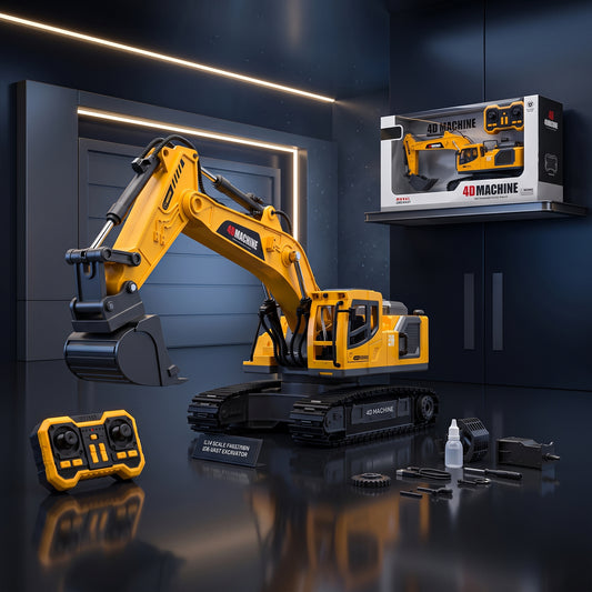 T.O.T 1:20 11 CHANNEL RC EXCAVATOR - EXCAVATOR PRO
